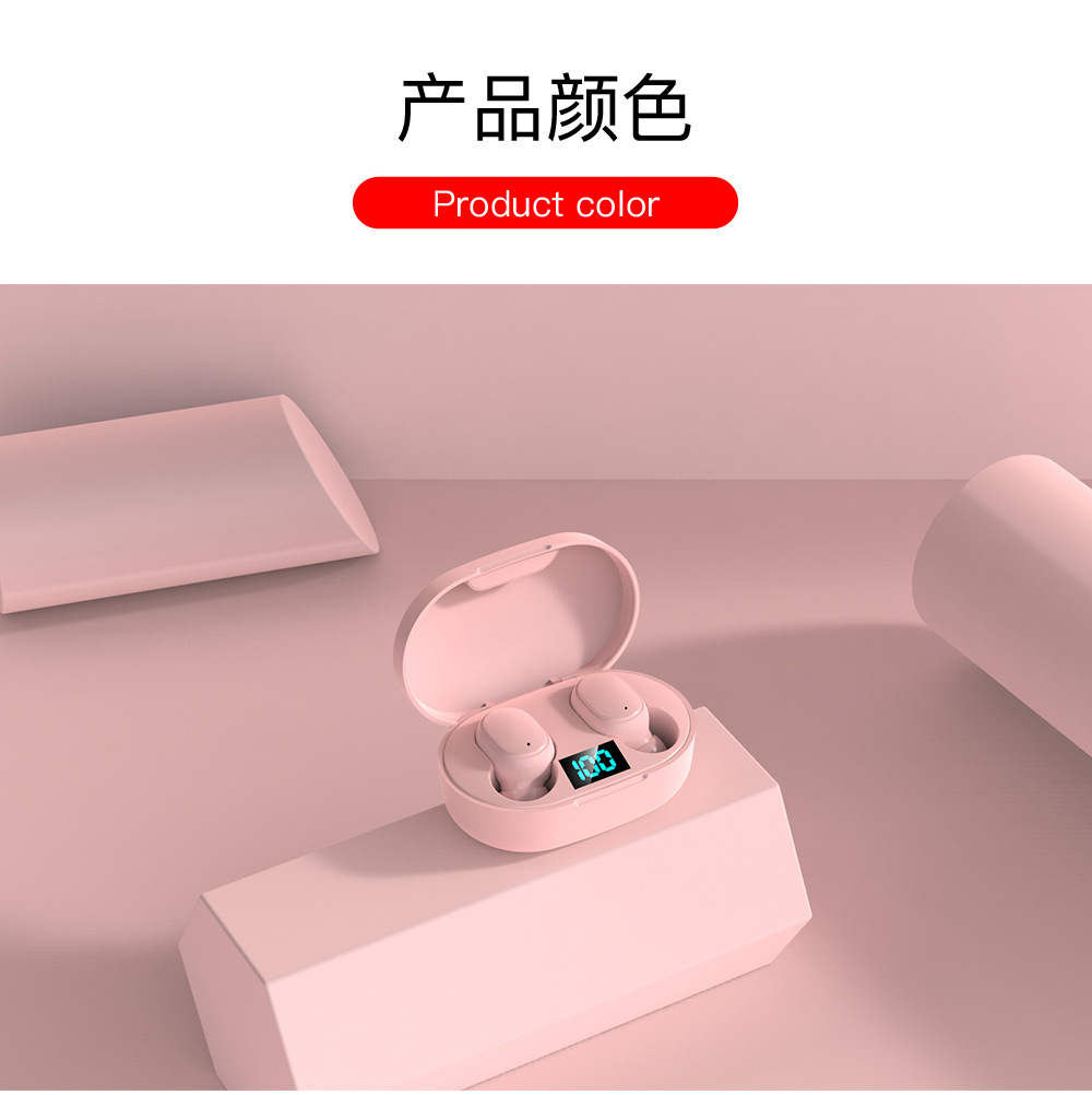 Bluetooth wireless earbuds mini smart noise-canceling in-ear for men and women Bluetooth earphones