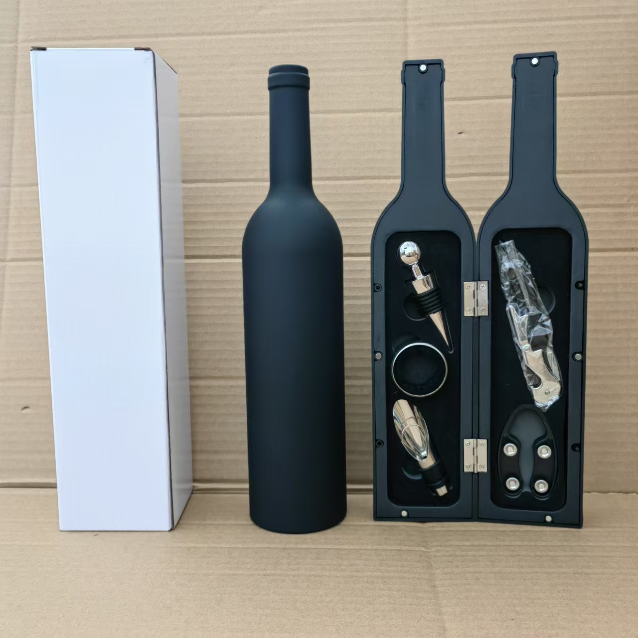 Red wine tool set large bottle five-piece set red wine tool box corkscrew wine tool gift