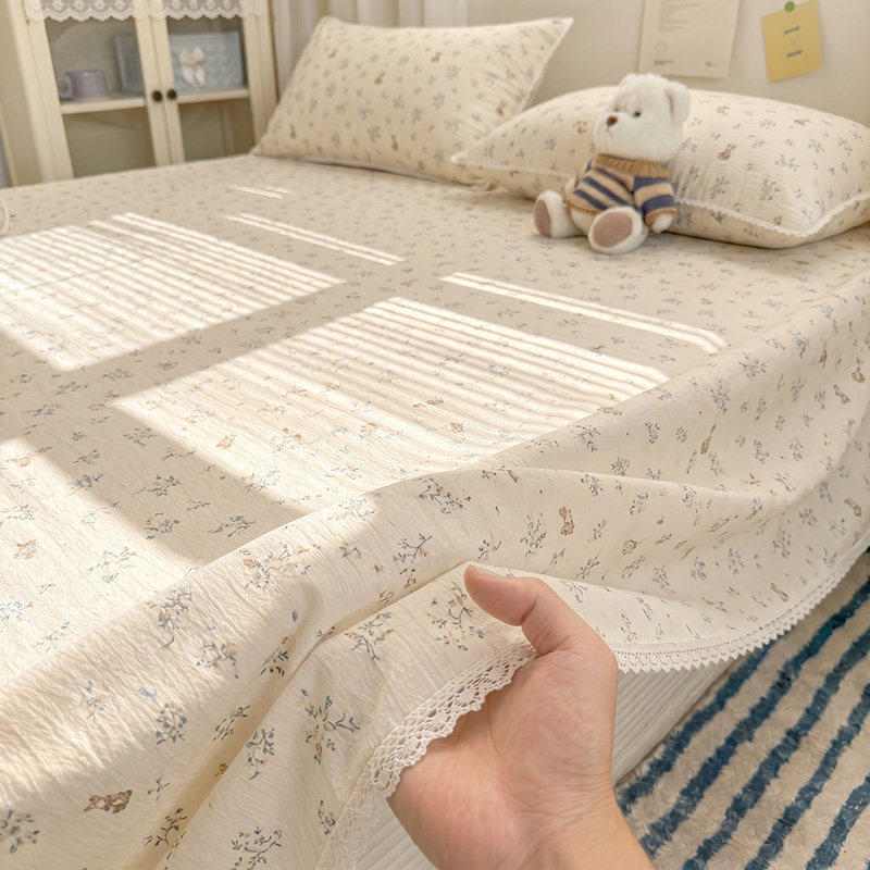 小兔花语【A类面料孕婴可用】 · 床单单件-120x230cm【适合0.8-0.9m床】