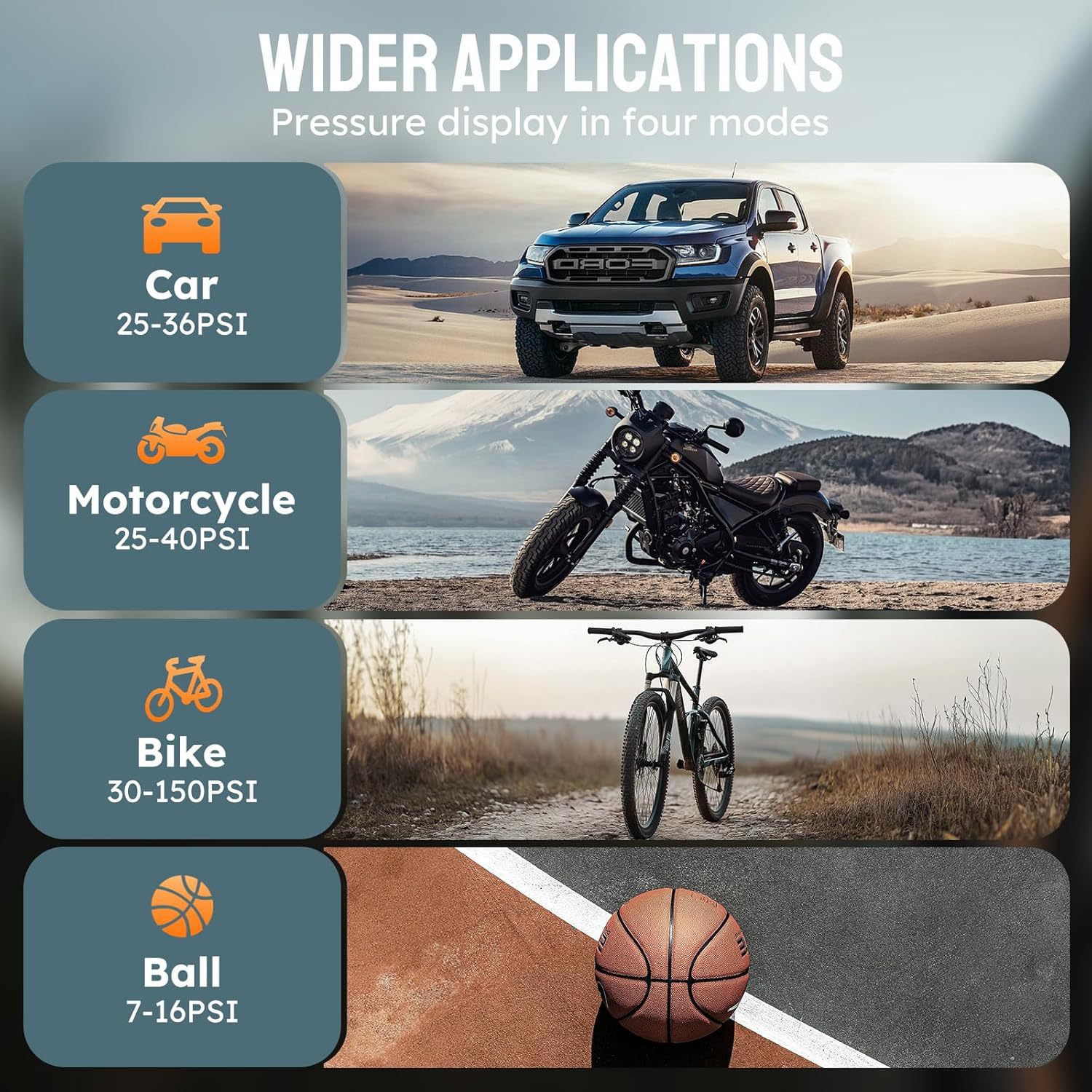 Mini Portable Bicycle Electric Vehicle Tire Inflator Pump Handheld Wireless Charging Vehicle-Mounted Inflator Pump