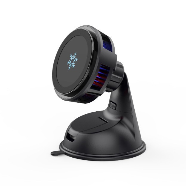 15W Electronic Semiconductor Car Magnetic Wireless Charger Car Mount Bracket Suitable for Portable Strong Magnetic Flash Charging
