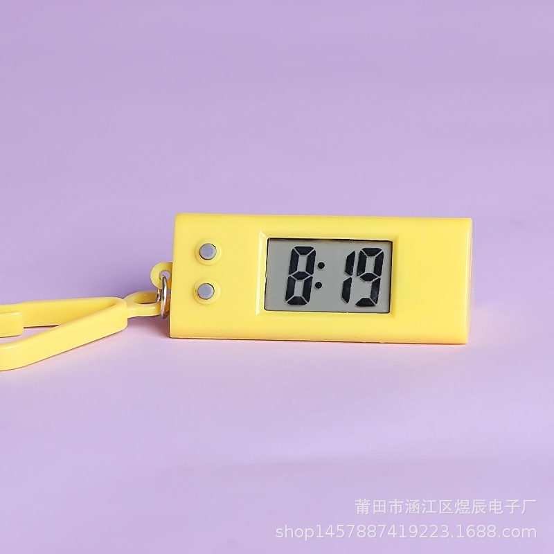 Student Exam Electronic Watch Men's and Women's Gift Small Hanging Watch Electronic Watch Keychain Backpack Hanging Watch Electronic Watch