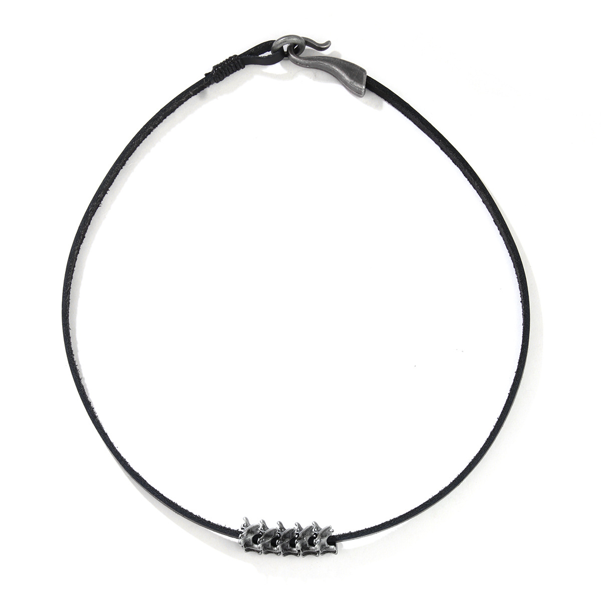 New Punk Alloy Dragon Bone Men's Woven Bracelet Adjustable Size Bracelet