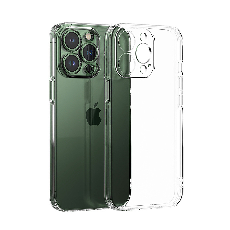 Applicable for Apple 14 Phone Case iPhone 16 17 ProMax Airbag 15 Pro Anti-fall XR Transparent Protective Case