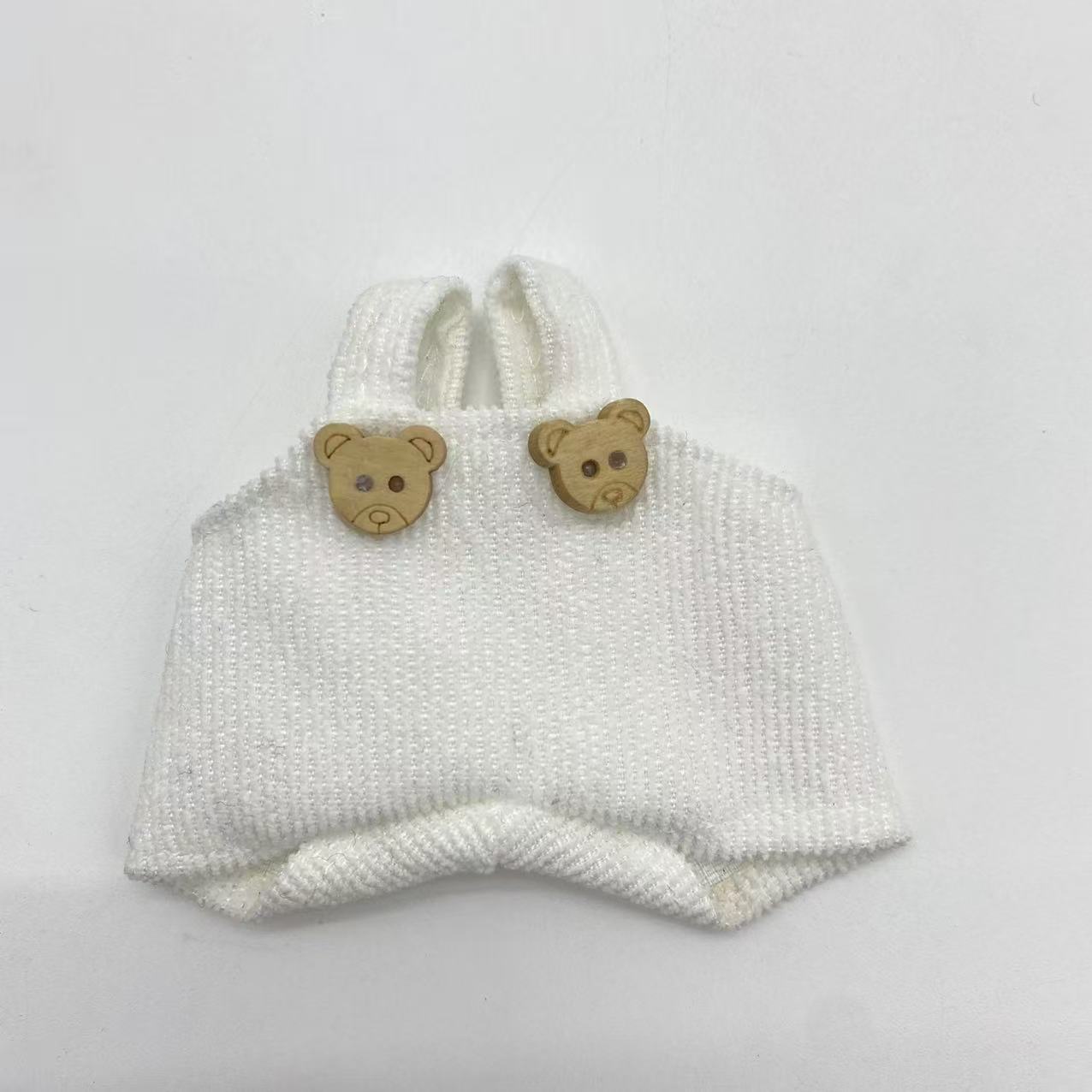 10cm Kt cat doll clothes overalls Wallace and Gromit Labubu cotton doll pendant dress clothes