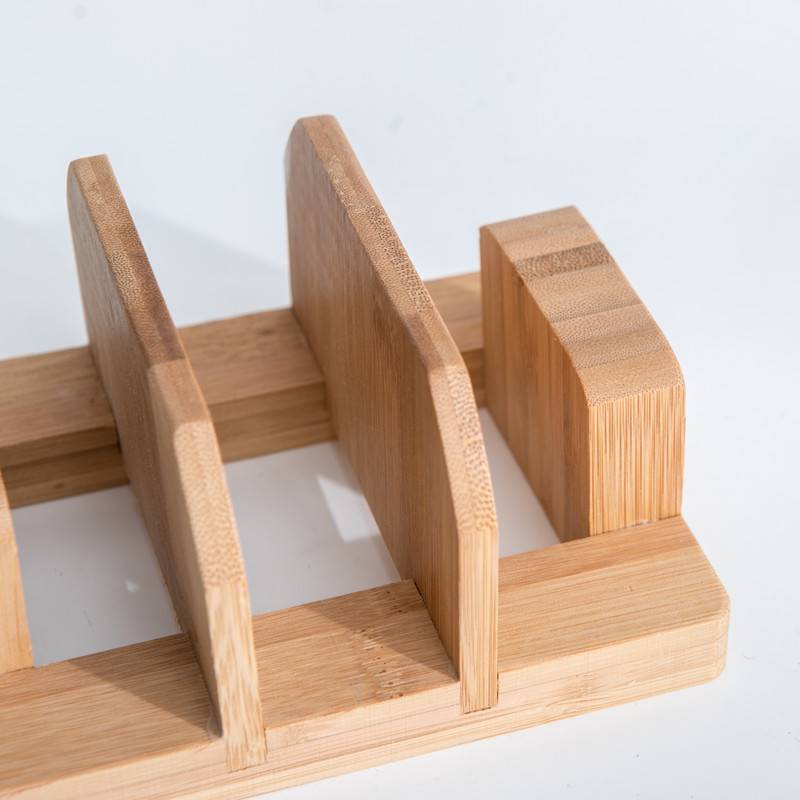 Cutting board rack kitchen chopping block holder knife rack household storage rack bamboo countertop bowl plate pot lid rack