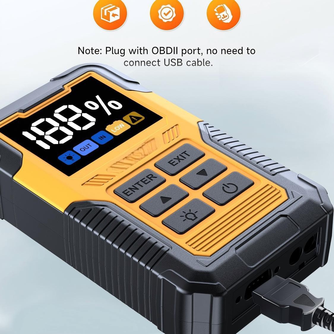 Car Emergency Start Power Supply Large Capacity 12v Jump Starter Ignition Emergency Strong Start Jump Start