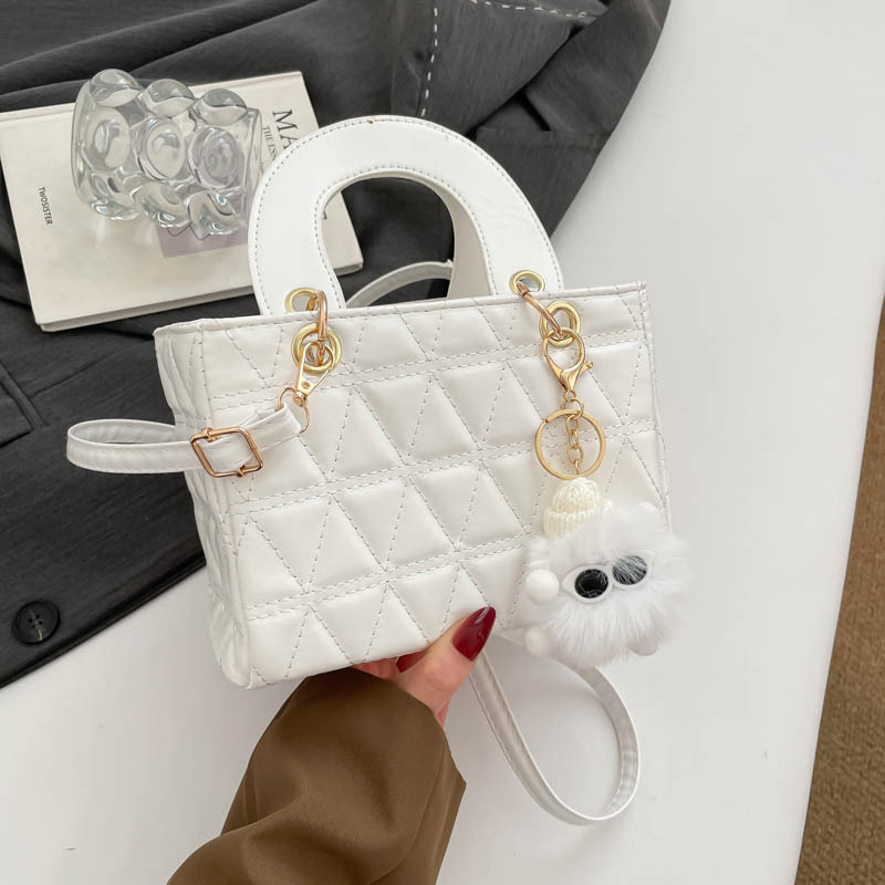 Diamond Grid Small Bags Women's Bags 2026 Popular New Casual Handbags Simple Shoulder Crossbody Bags