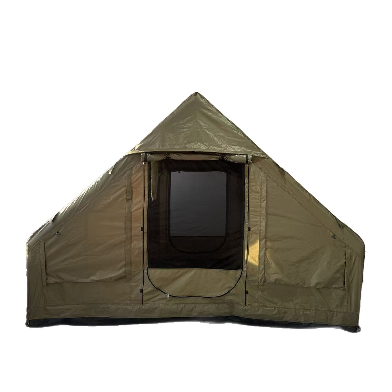 Outdoor camping quick-open inflatable travel portable Oxford cloth inflatable tent, camping tent double door multi-person