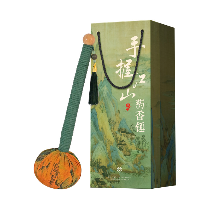 Mugwort Hammer Moxibustion Massage Hammer Handmade Hammer Tapping Hammer Home Back Beating Device Cervical Hammer Mugwort Health Hammer