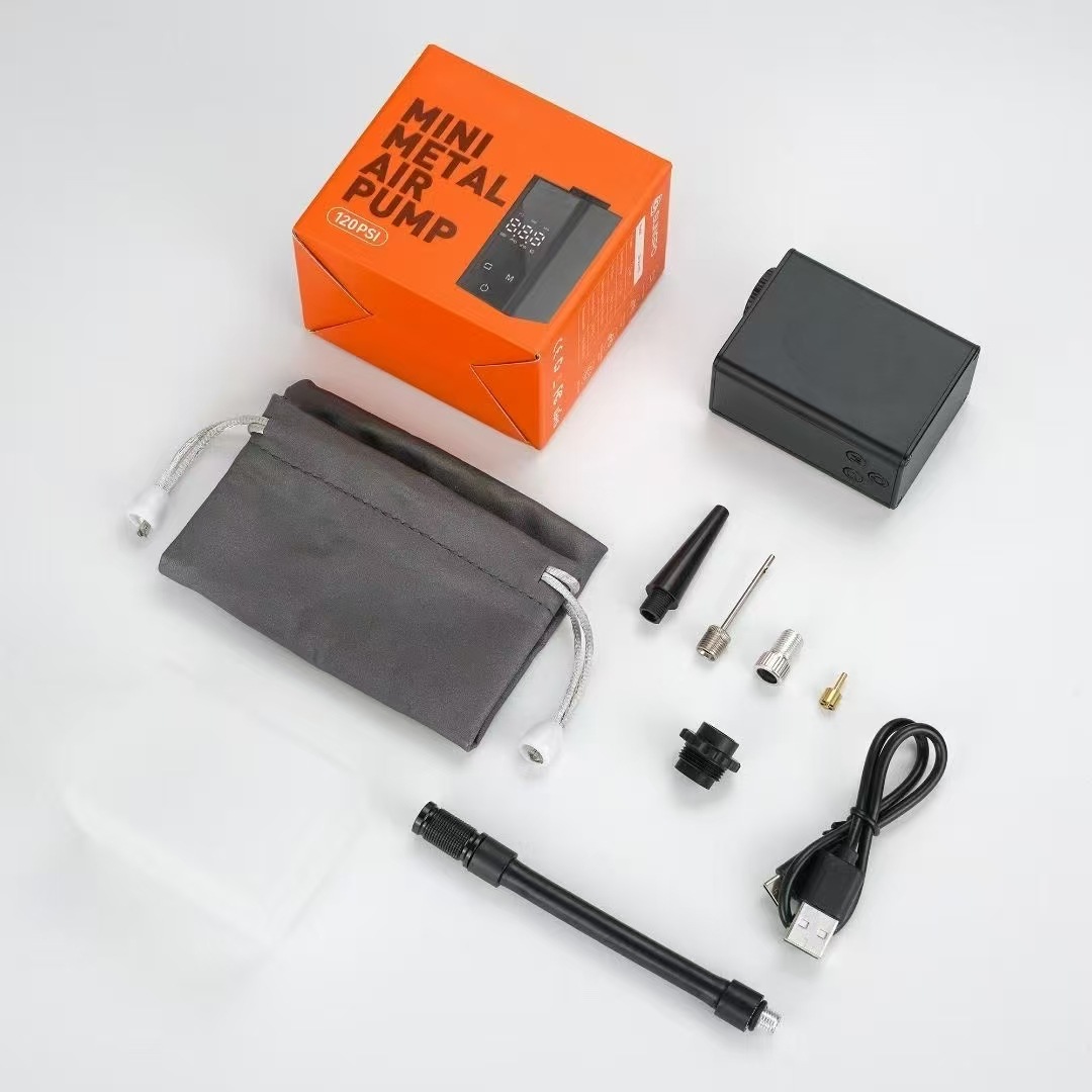 Electric Air Pump Tire Inflator Portable Mini Bicycle Mountain Road Bike Inflator Pump airpump