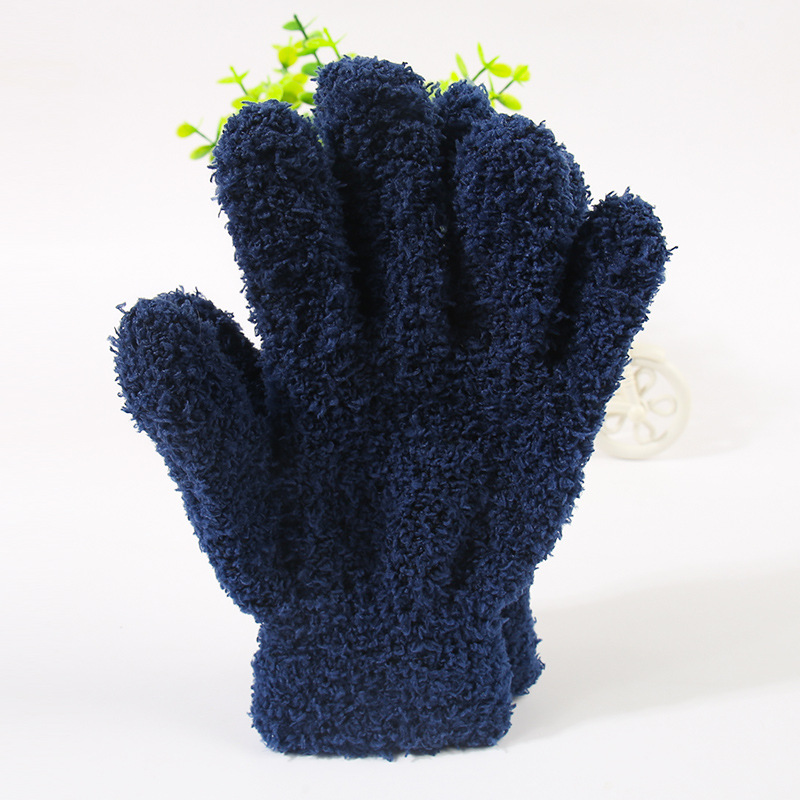 Wenwan Ten-Thousand-Hair Simple Gloves Full Half-Finger Unisex for Walnut Polishing Nano Patina Diamond Polishing Split-Finger
