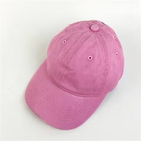 Vintage dad cap, soft-top cap, washed cotton solid color baseball cap for men and women