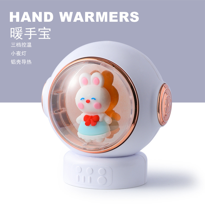 Liao Deep Winter Double-sided Heating USB Charging Portable Winter Mini Gift Customizable LOGO Hand Warmer