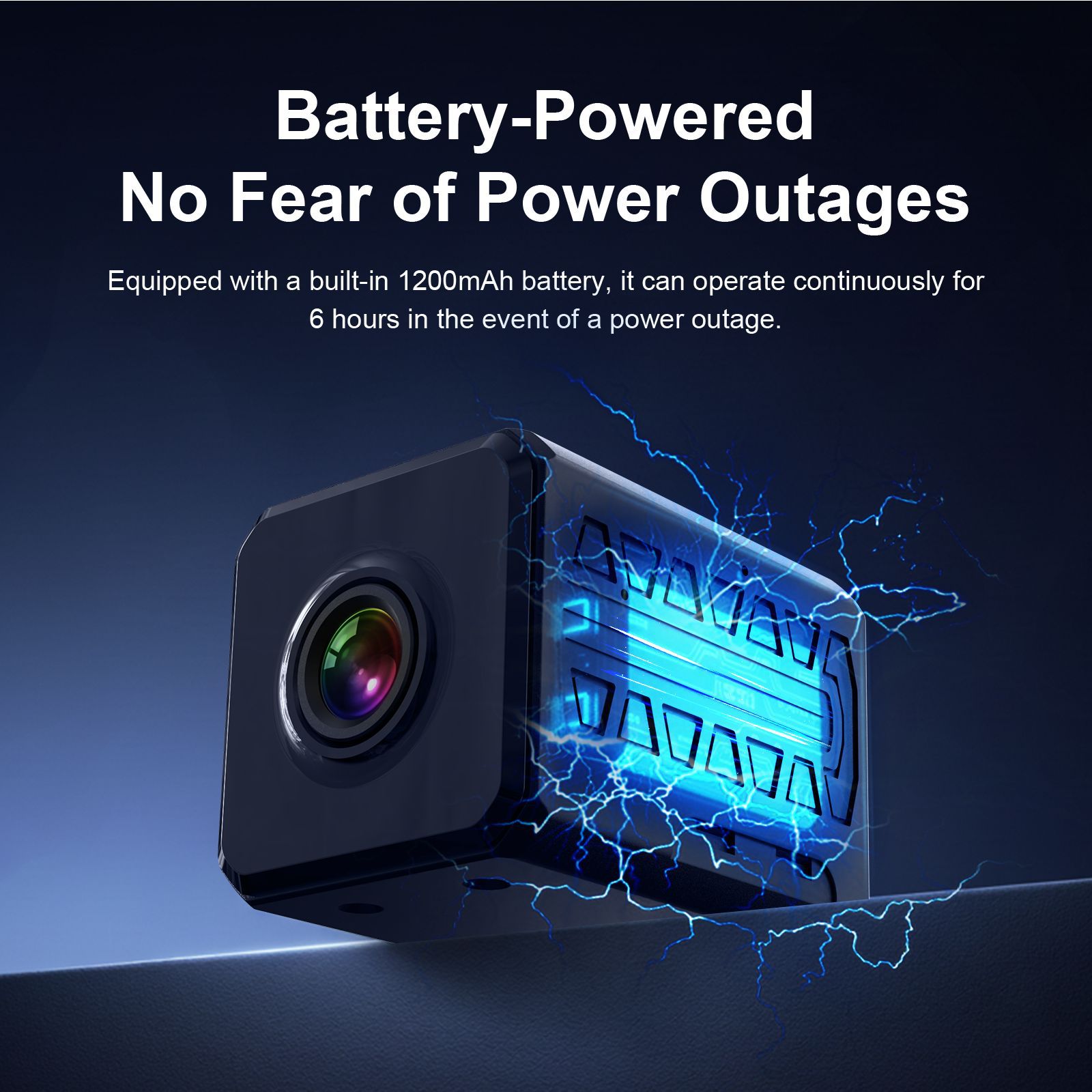 Black Light Window Camera with Battery window camera AI Full Color Night Vision Home Surveillance