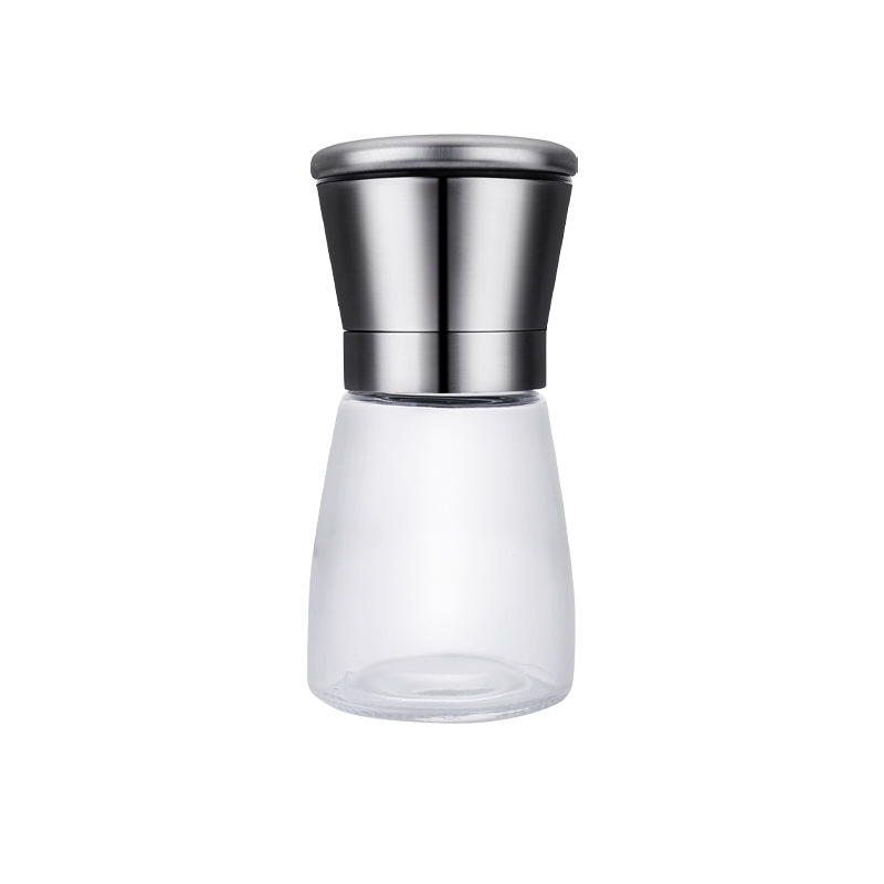 304 stainless steel pepper grinder manual grinding bottle freshly ground crushed sea salt Sichuan pepper granules seasoning bottle
