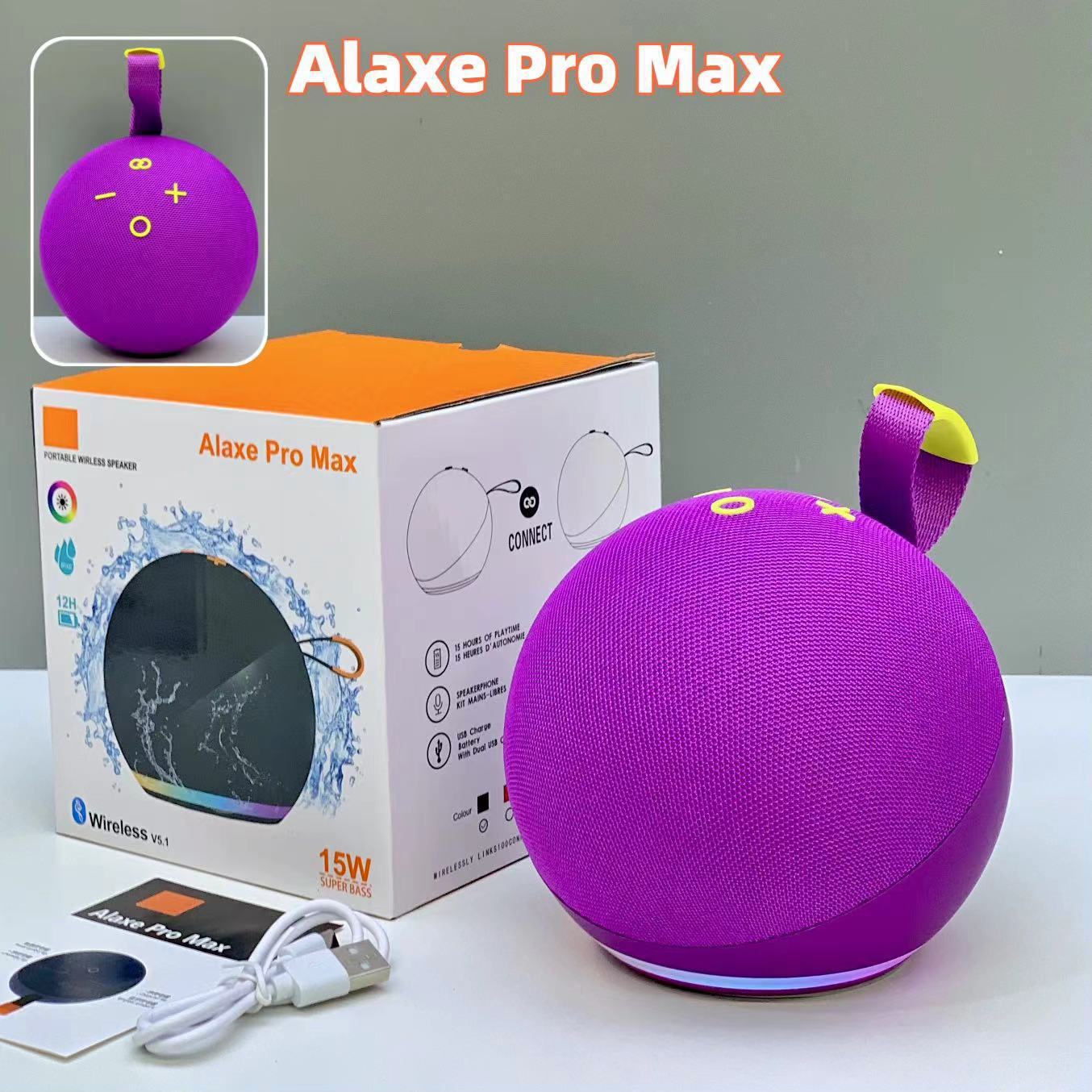 New Alaxe Pro Wireless Bluetooth Speaker Fabric Card Mini Subwoofer Sound