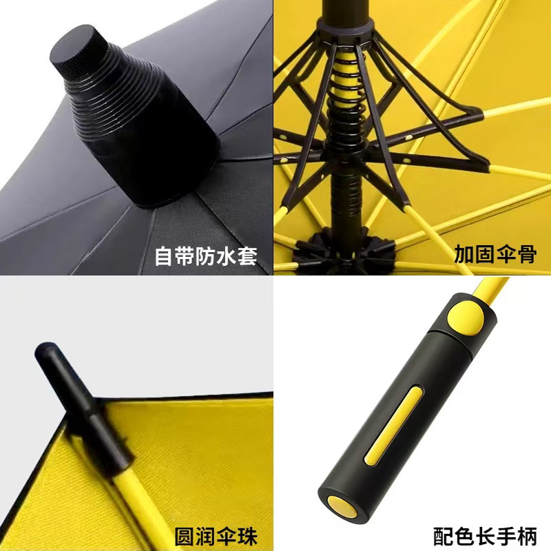 Waterproof Cover Golf Umbrella Storage Windproof Reinforced Sunscreen Sunshade Umbrella Advertising Promotional Umbrella