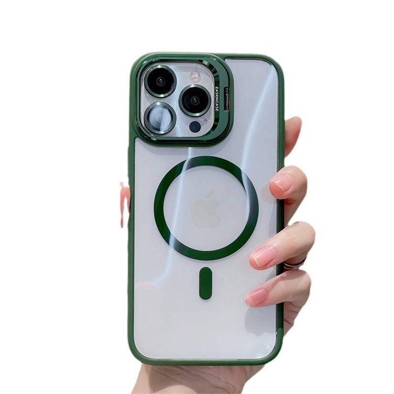 Compatible with Apple 17 Pro Max phone case iPhone 15/14 same color lens film U1 invisible bracket with magnetic