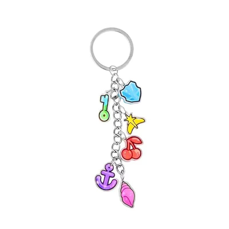 Concert Fan Peripheral Inspiration Friendship Polymer Clay Bracelet Shell Infinite Key Guardian Shield Keychain Accessory