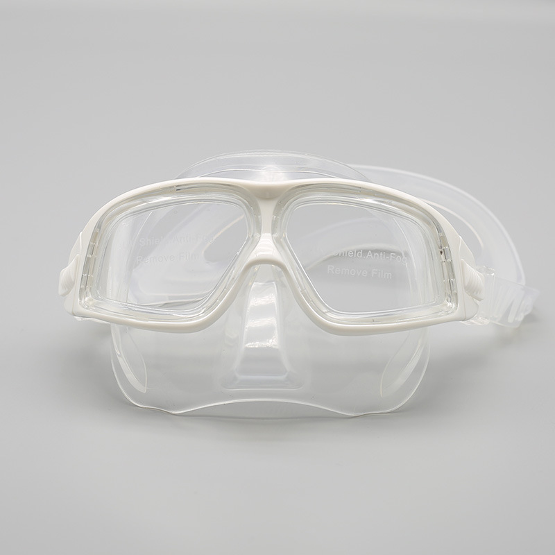 JUNHAIINS low-volume free diving mask tempered glass lightweight PC lens snorkeling mask