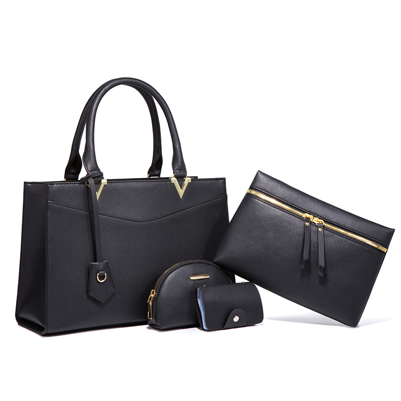 2026 new women's bag handbag large capacity four-piece set mother-child bag crossbody large bag medium bag