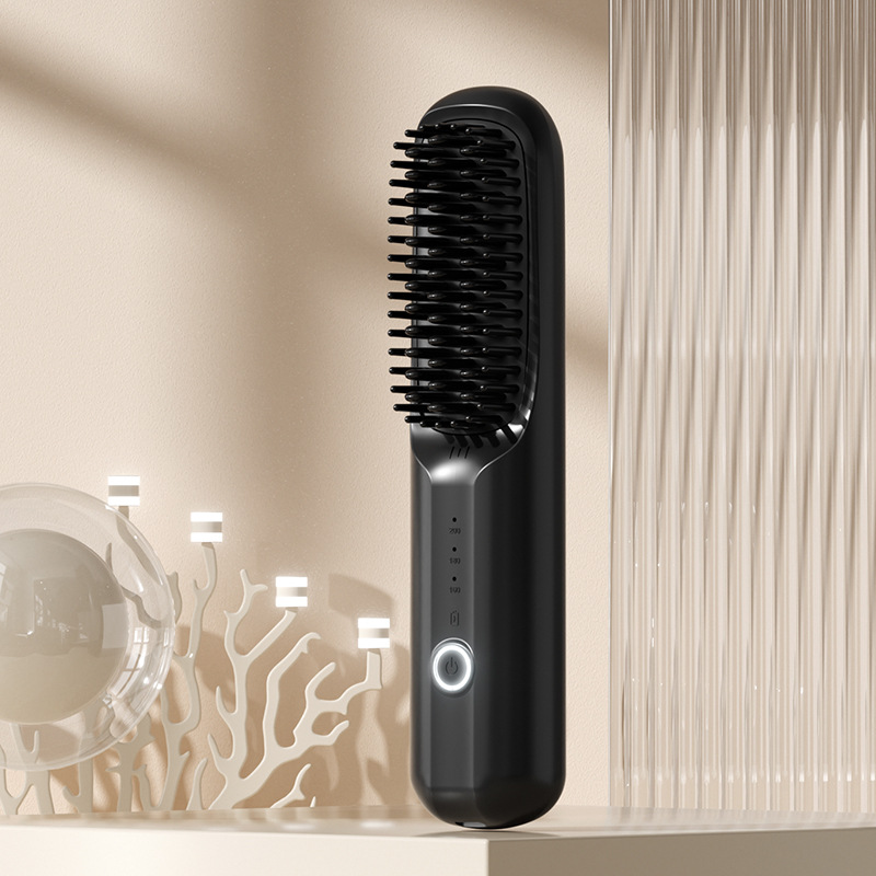 New straightening comb wireless straightening comb negative ion straightening comb wireless straightening and curling portable straightening and curling comb