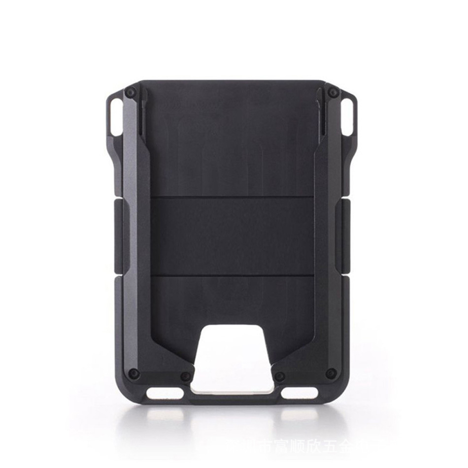 Driver's License Wallet Metal RFID Card Holder Card Case Anti-theft Brush Aluminum Alloy Credit Card Clip Bank Card