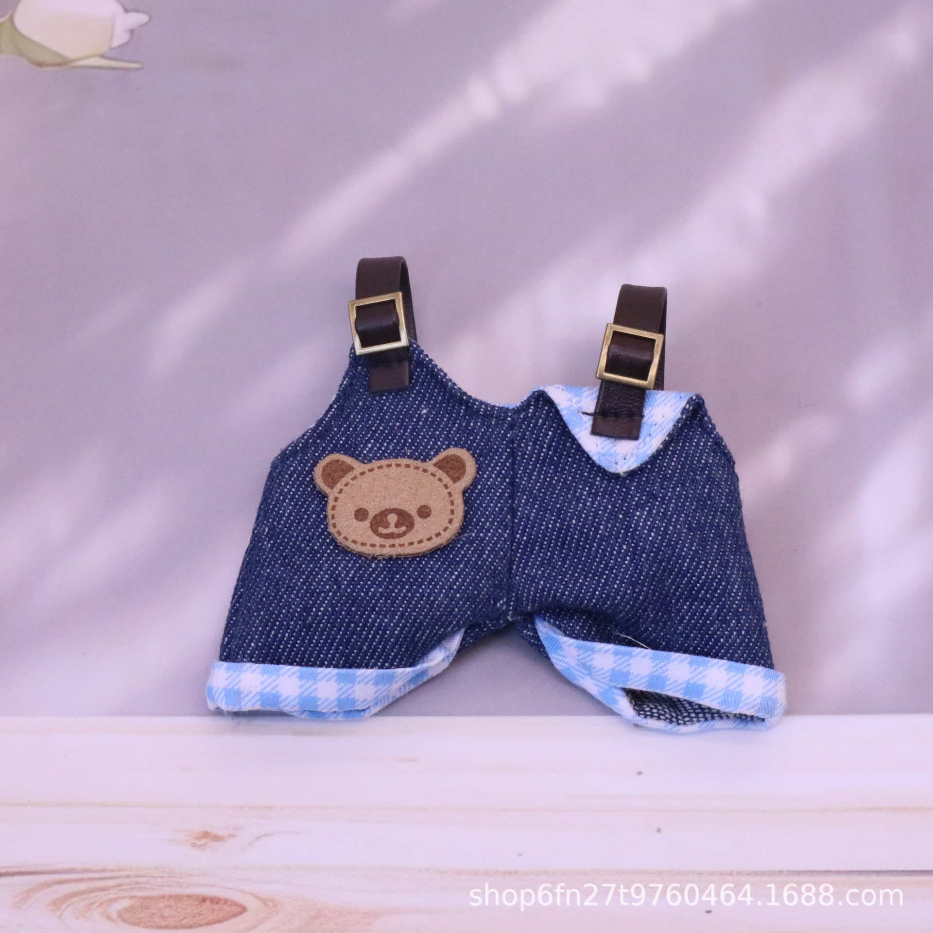 First second third generation Labubu doll clothes Labubu clothes vinyl doll hat glasses overalls set dress wear