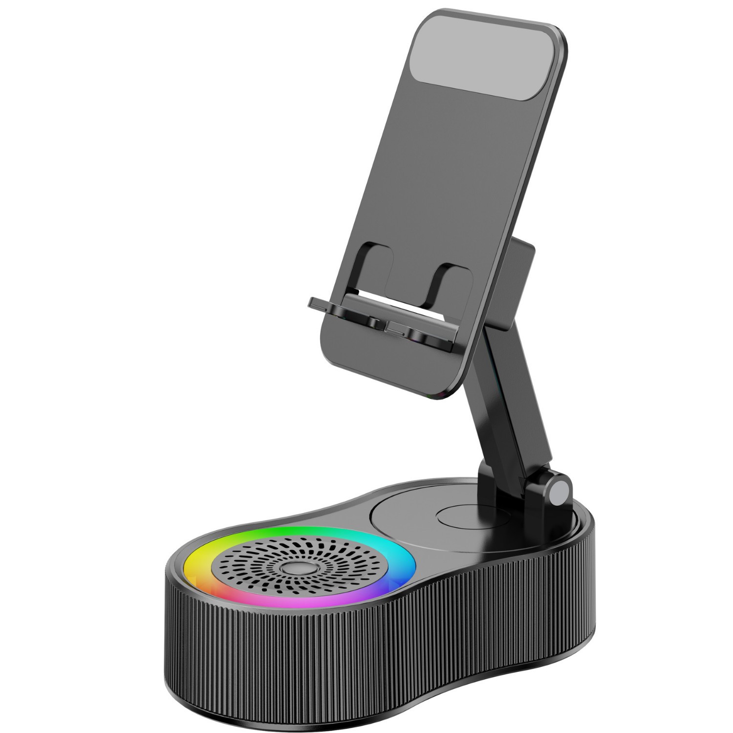 Smart Induction Phone Holder Wireless Bluetooth Speaker Home Office Live Streaming Charging Five-in-One Audio