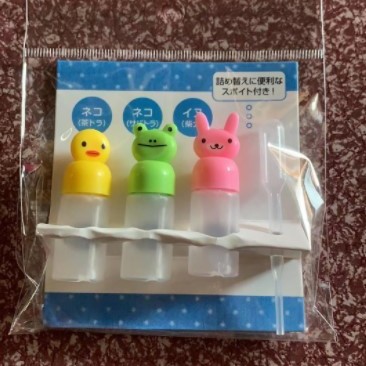 Mini portable sauce bottle bento salad dressing ketchup split bottle plastic seasoning squeeze bottle