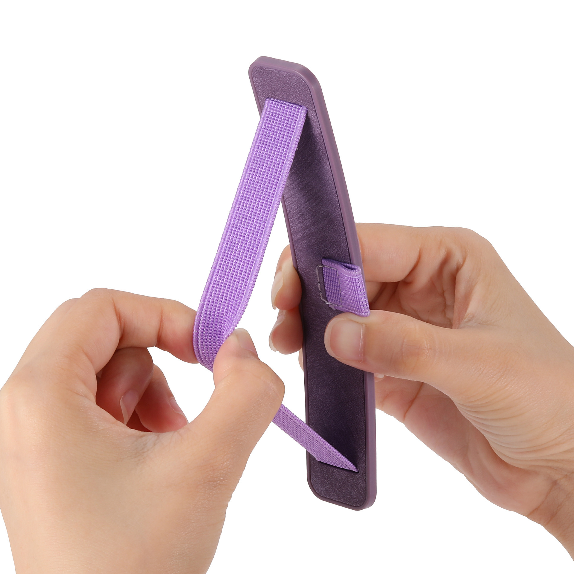 Phone stand desktop elastic rope ring holder wrist strap multi-functional stretch portable adhesive back sticker tablet stand
