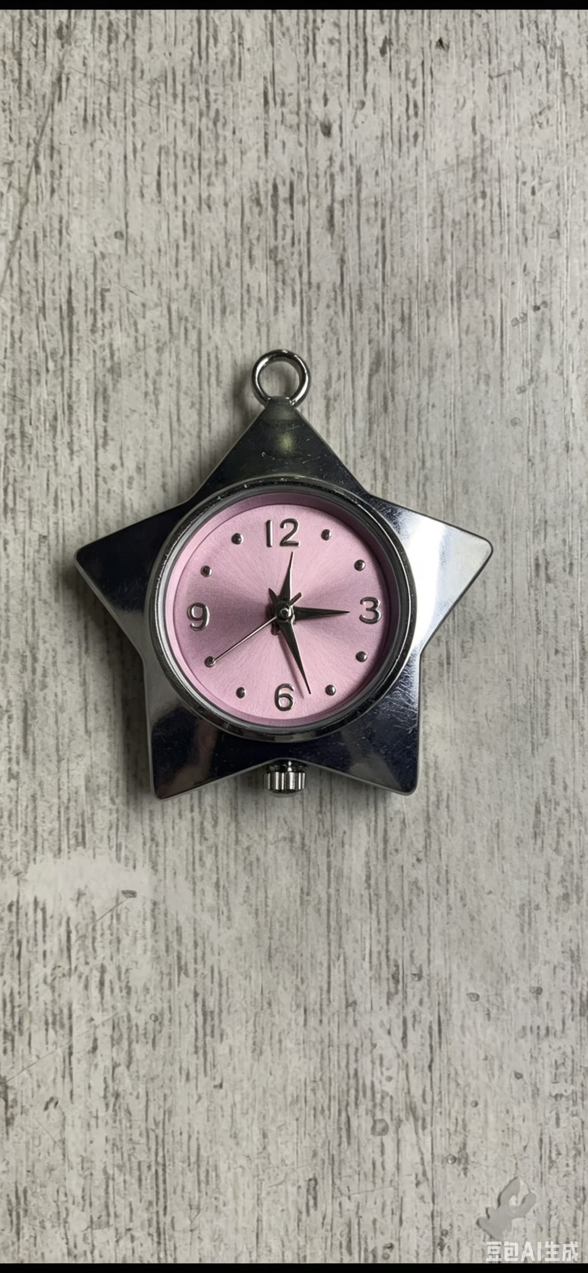 Star-shaped wall clock decorative quartz clock simple home ornament hanging decoration multi-color optional