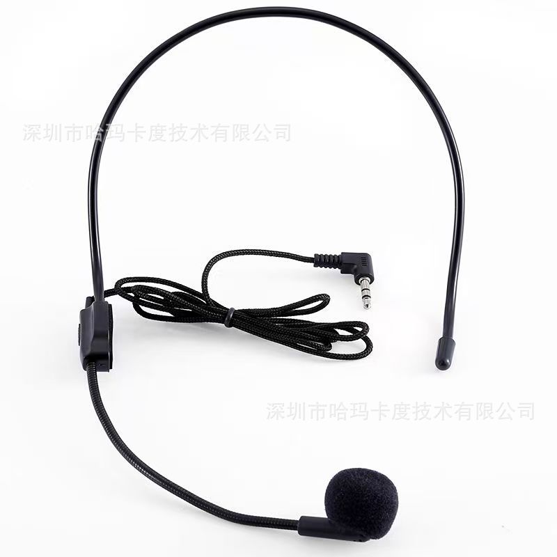 Original head-mounted dual-channel microphone thick mic teacher teaching amplifier small bee microphone universal tour guide