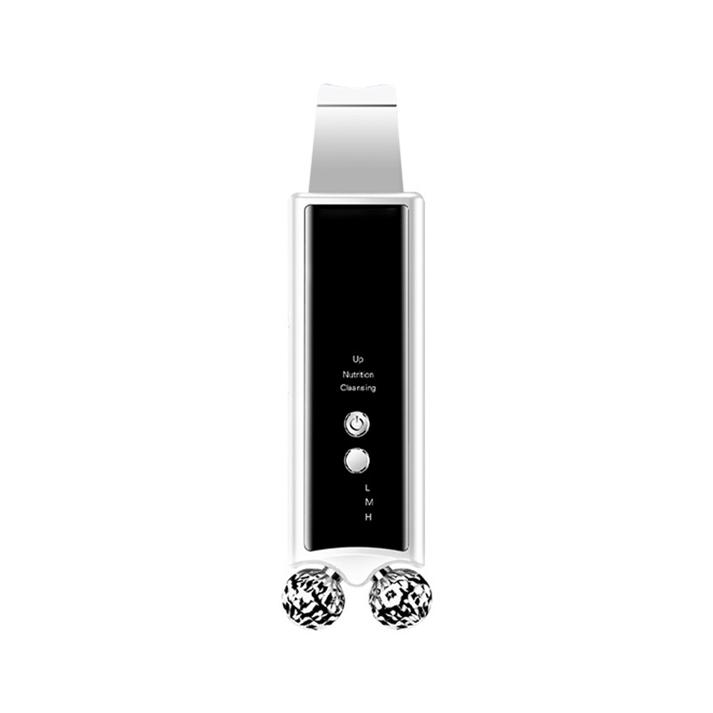 Home Ultrasonic Skin Scraper Beauty Device Facial Exfoliating Blackhead Device EMS Roller Microcurrent Massage Device