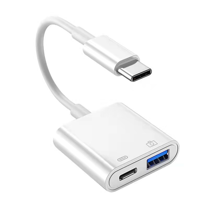 Type-C adapter USB3.0+PD100W charging two-in-one for Huawei Apple adapter