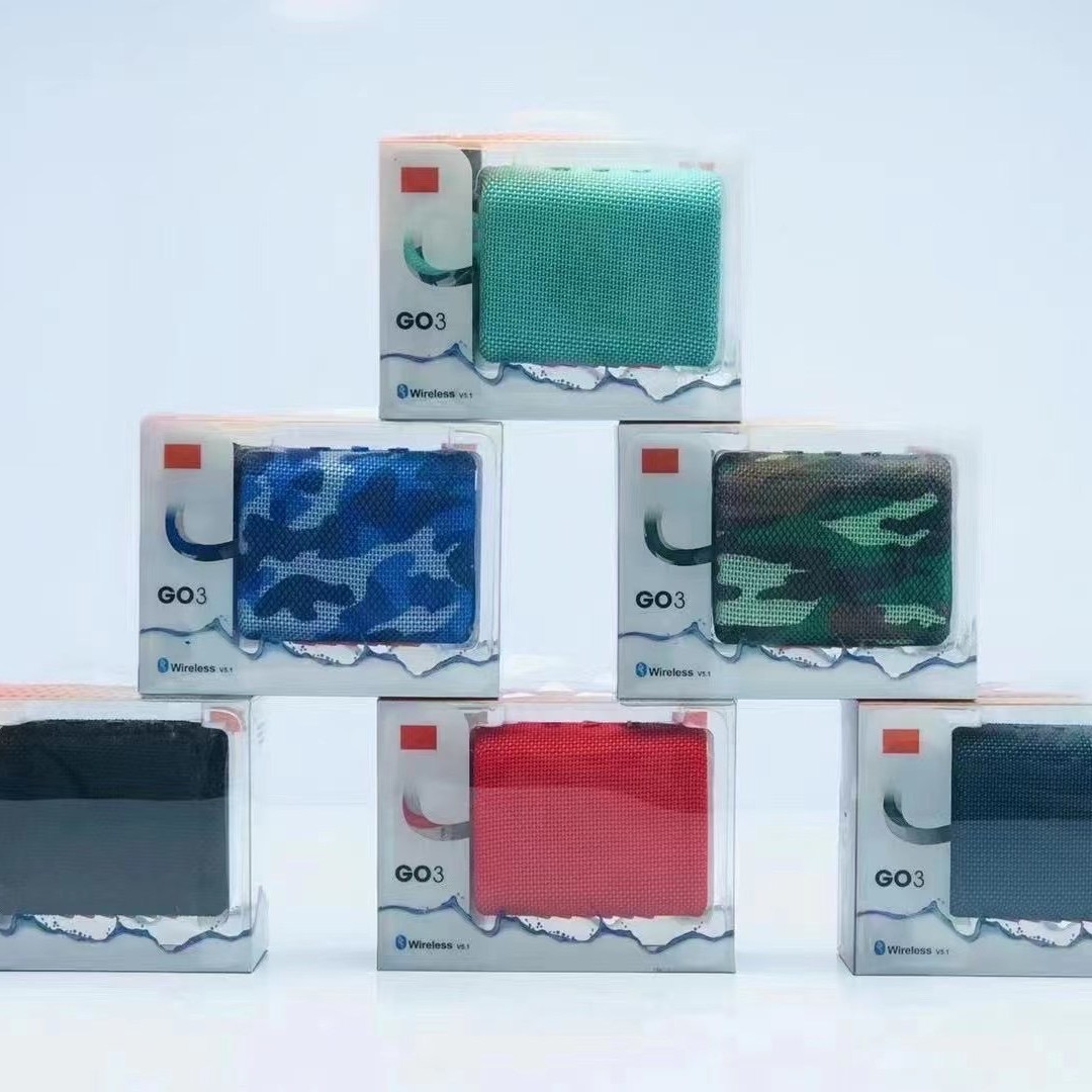 GO3 Gold Brick third generation Bluetooth speaker subwoofer wireless mini card手提 portable outdoor small audio