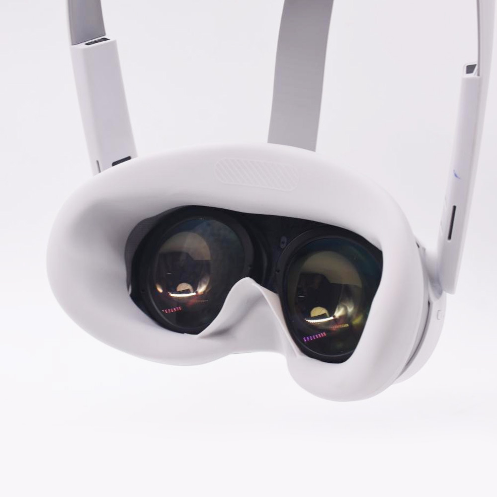 For VR Device Accessories PICO4 Silicone Face Cover with Nose Pad Light-blocking Anti-sweat Breathable Comfortable PICO4 Ultra