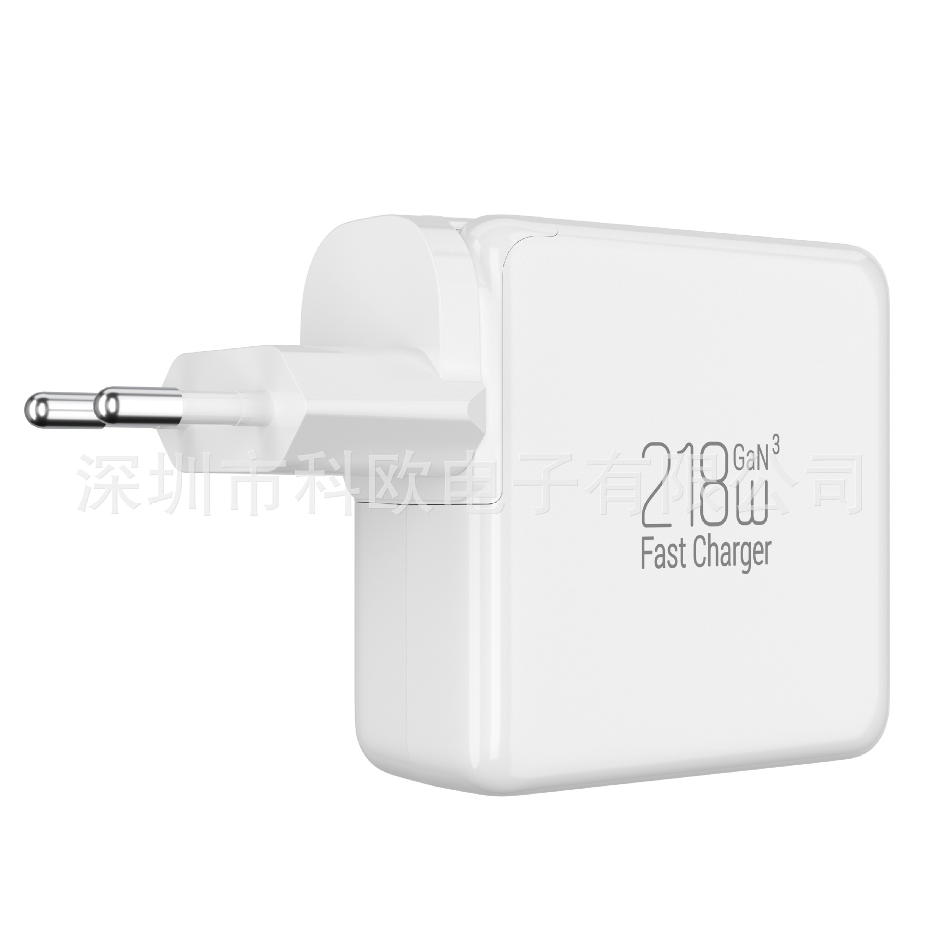 EU Plug - PD3.0 GaN 218W Fast Charger Type-C Multi-Protocol PPS Charger