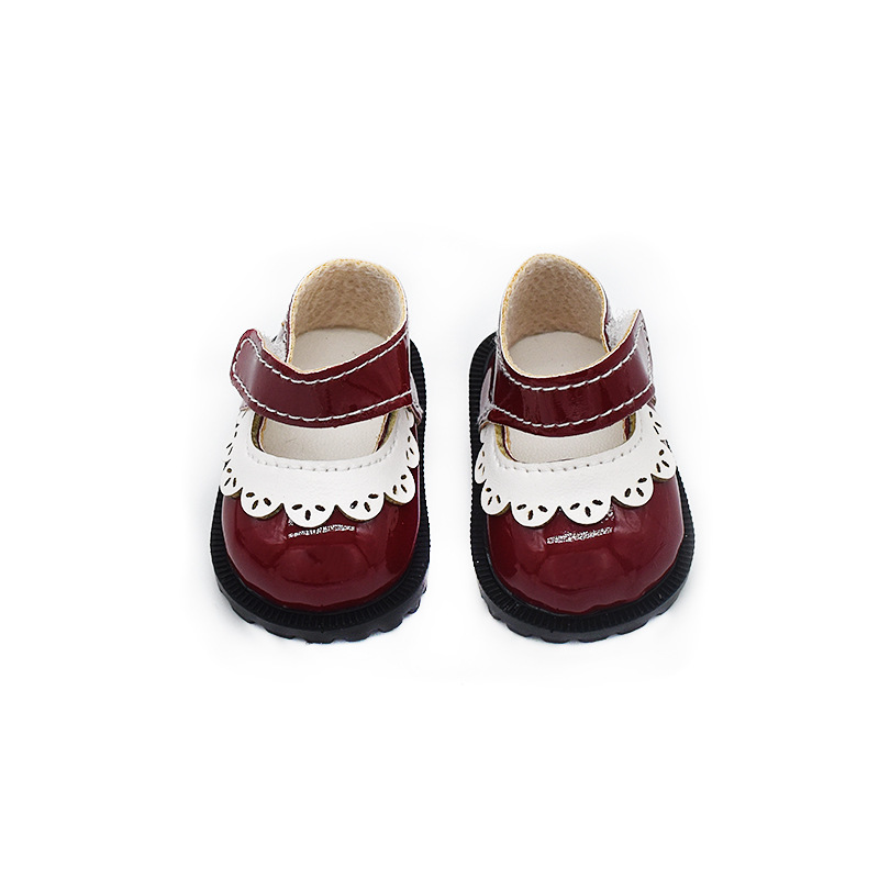 20CM Star Doll Leather Shoes Cotton Doll Velcro Shoes Miluwa Doll Clothes Changing Accessories