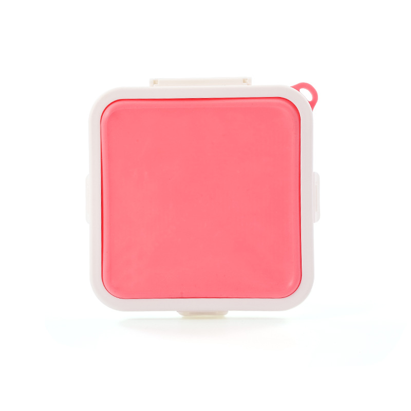 Sandwich bread fresh-keeping storage box for office workers and students silicone portable takeout lunch box heatable and sealable