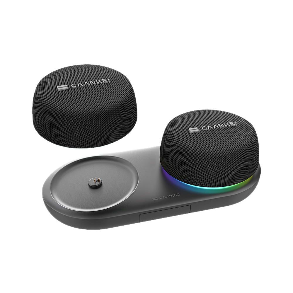 Wireless Bluetooth small speaker subwoofer with base portable desktop audio loud magnetic mini speaker