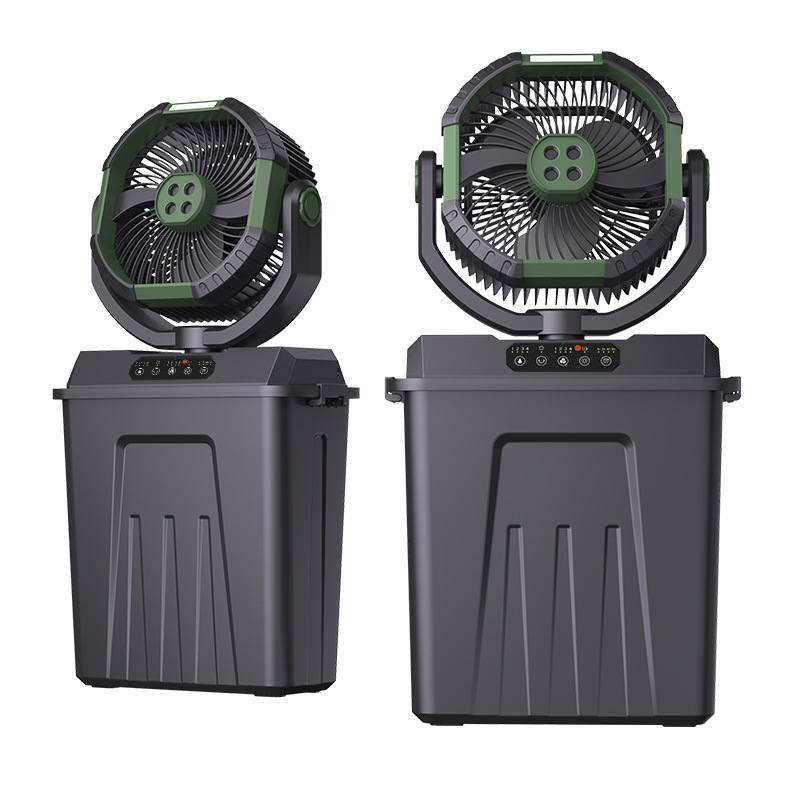 New Camping Fan Ultra-long Battery Life USB Charging Fan Fishing Portable Moisturizing Spray Camping Fan Light