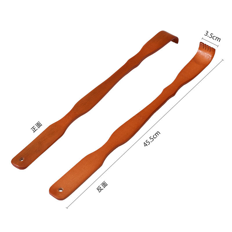 Bamboo back scratcher for elderly, filial son hand-carved back scratcher, itch scratching tool