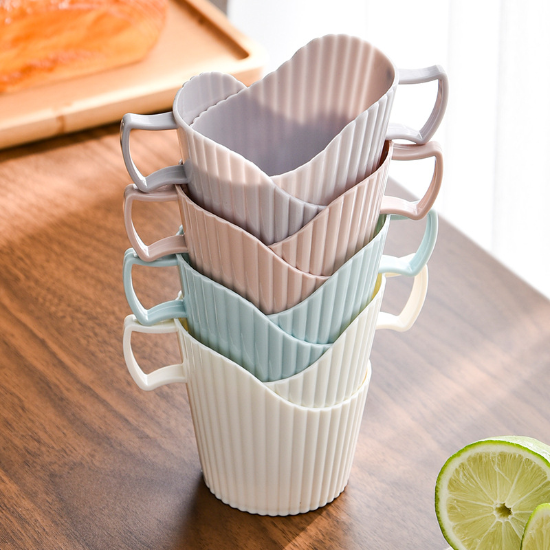 Household disposable paper cup holder, cup sleeve, thickened plastic cup holder, office anti-scald heat-insulating paper cup holder, universal