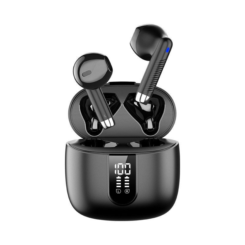 TWS In-ear Earphones Smart Translation HD Digital Display Bluetooth Call Noise Cancelling Stereo Sound