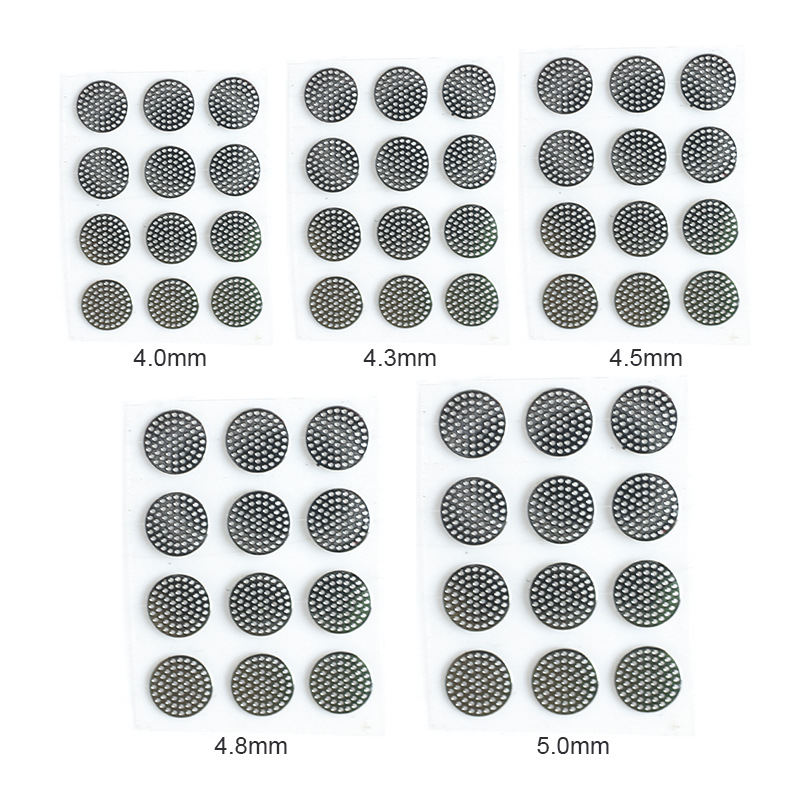 Headphone Dust-proof Steel Mesh 4-5mm Headphone Dust-proof Mesh Headphone Shell Steel Mesh In-ear Front Cavity Nickel Metal Mesh