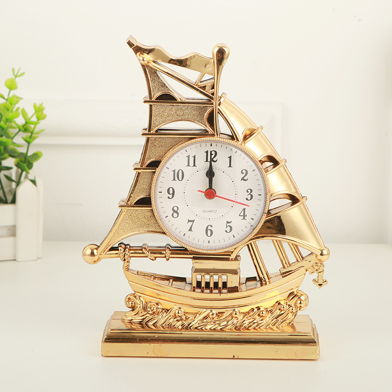 MY38634 Sailboat Alarm Clock Alarm Clock Alarm Clock Student Bedside Clock Home Alarm Clock