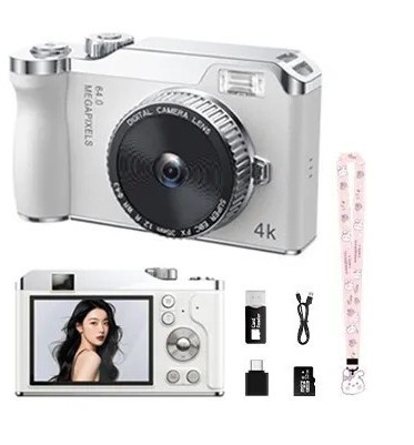 2026 HD Digital Camera Student CCD Entry-Level Camera Student Selfie Photography HD Card Camera