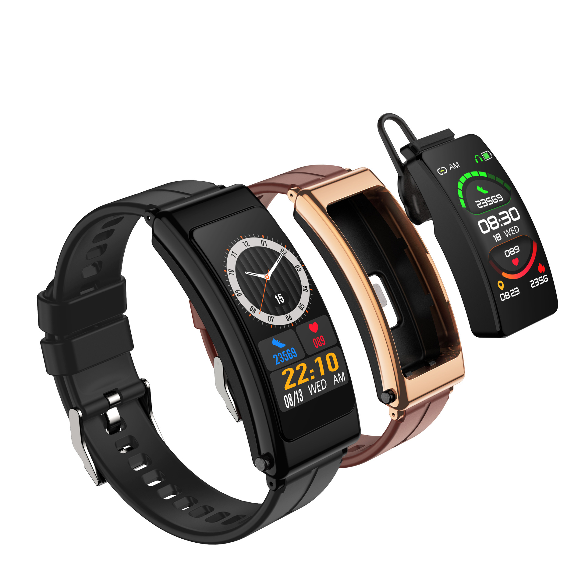 New K13 Earbuds Smart Bracelet 2-in-1 Touch Waterproof Bluetooth Earbuds Music Pedometer Heart Rate Blood Oxygen